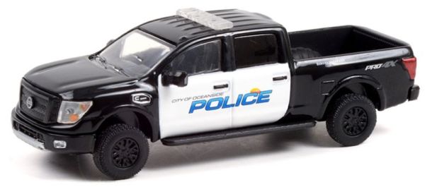 GREEN42970-E - NISSAN Titan XD PRO-4X 2018 Police Oceanside HOT PURSUIT serie 39 en blister - 1
