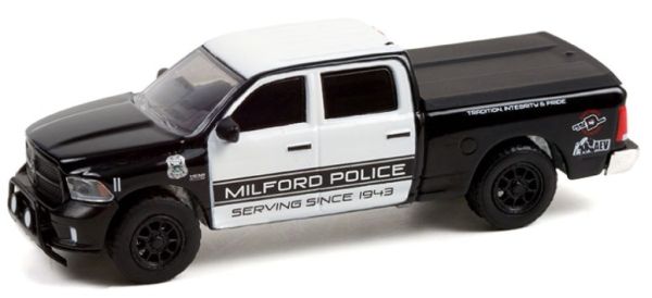 GREEN42980-E - DODGE Ram 1500 2017 Milford Police HOT PURSUIT Serie 40 Blíster - 1
