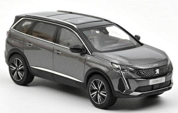 NOREV473923 - PEUGEOT 5008 GT 2021 Gris Platino - 1