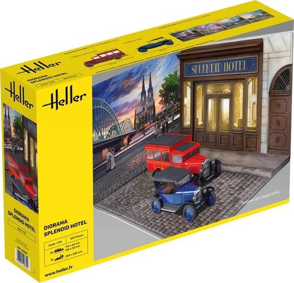 HEL50330 - Diorama Hotel du Splendide para montar y pintar - 1