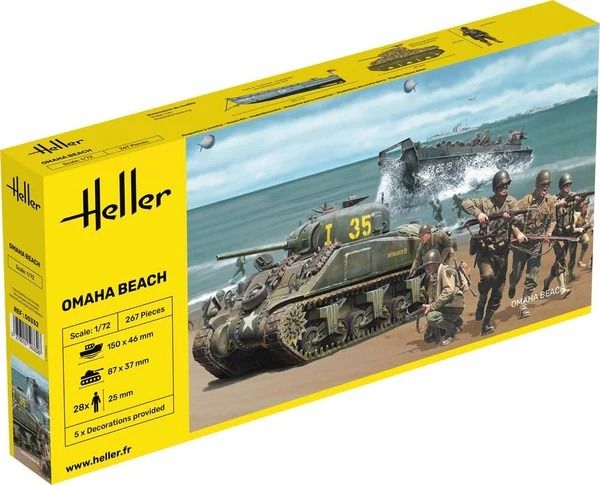 HEL50332 - Omaha Beach para ensamblar y pintar - 1