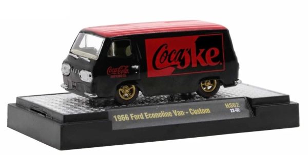 M2M-51500-HS02 - Furgoneta Ford Econoline - Modelo personalizado de 1966 de Coca-Cola en blíster. - 1