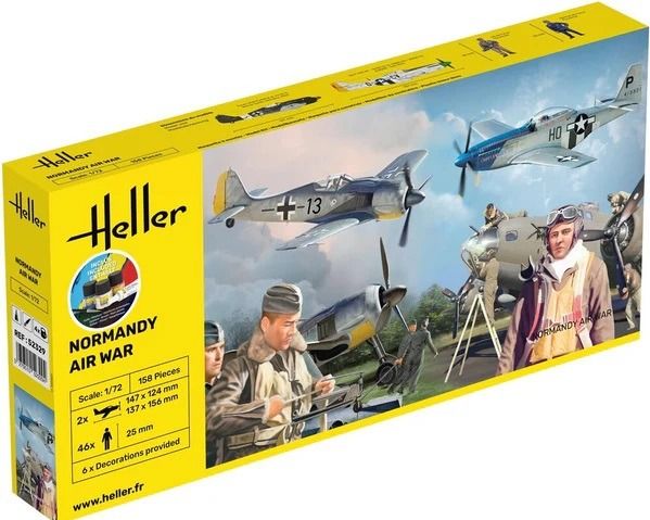 HEL52329 - Kit de inicio con pintura y accesorios - Normandy Air War para montar - 1