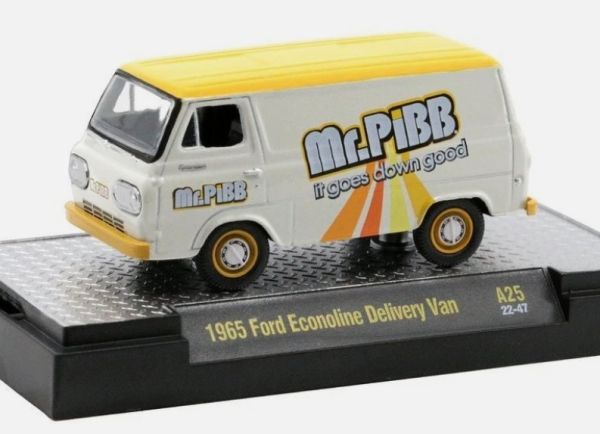 M2M-52500A25-B - Furgoneta de reparto Ford Econoline 1965 Mr. PIBB en blíster - 1