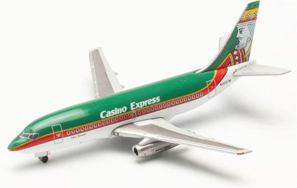 HER535694 - Aereo di linea BOEING 737-200 Casino Express King of Diamonds - 1