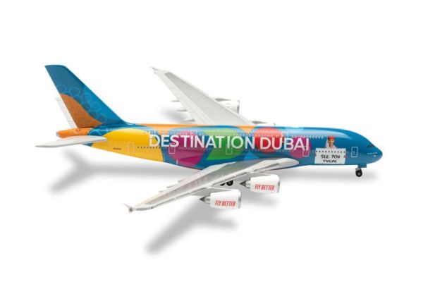HER536905-001 - AIRBUS A380-800 Emirates Destination Dubai A6-EEW - 1