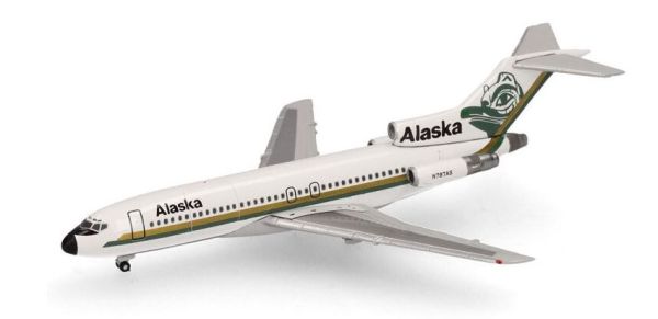 HER537292 - Aereo di linea BOEING 727-100 Alaska Totem Pole - 1