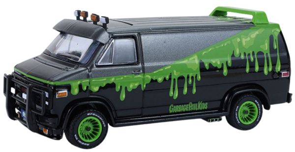 GREEN54120-A - GMC Vandura negro de 1983 - Petey Da Fool de la serie Garbage Pail Kids, todavía en su embalaje original. - 1