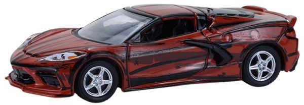GREEN54120-F - Corvette Coupé 2020, rojo - Calamity Cale de la serie Garbage Pail Kids, todavía en su blíster. - 1