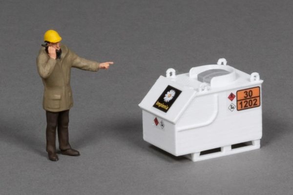MSM5431/02 - Tanque para obras de construcción IMPLENIA de 750 L - L.31,8 x W.20,8 x H.23,6 mm - 1