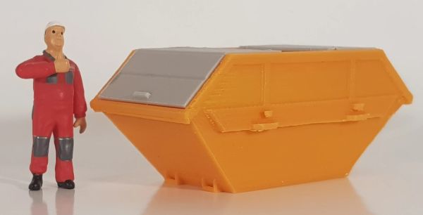 MSM5464/01 - Cubo 6m3 con tapa - miniatura - 1