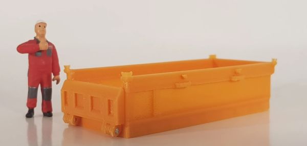 MSM5467/01 - Cubo de basura plano 5m3 - miniatura - 1