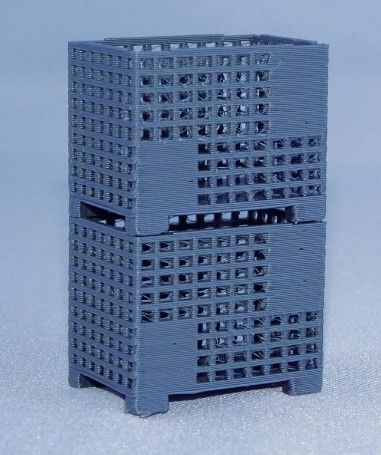 MSM5471/01 - 2 Cajas de malla metálica 24 mm x 16 mm x 19,4 mm - miniatura - 1