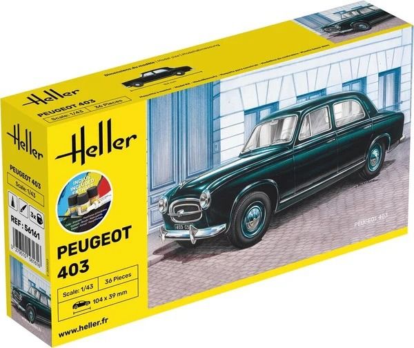 HEL56161 - Kit de inicio con pintura y accesorios - PEUGEOT 403 para montar - 1