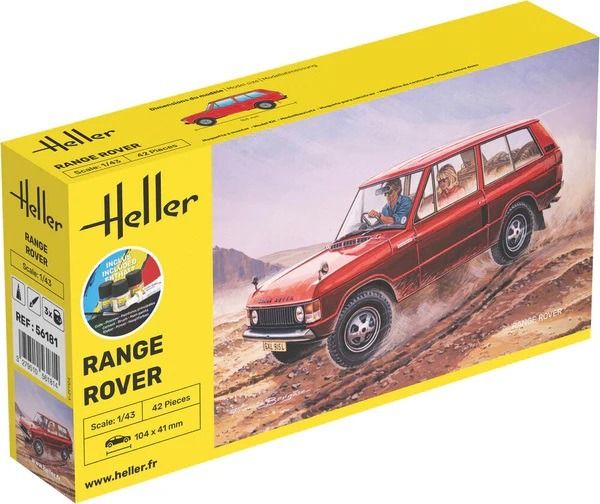 HEL56181 - Kit de inicio con pintura y accesorios - RANGE ROVER para montar - 1