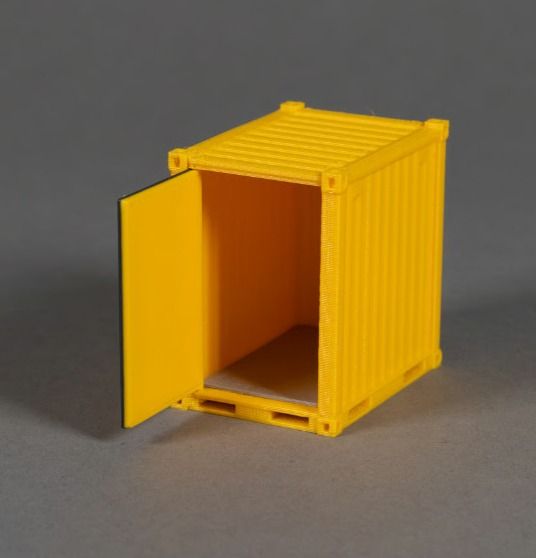 MSM5701/01 - Contenedor de material de 5 pies - Amarillo - L.44 x An.32 x Al.45.2 mm - 1