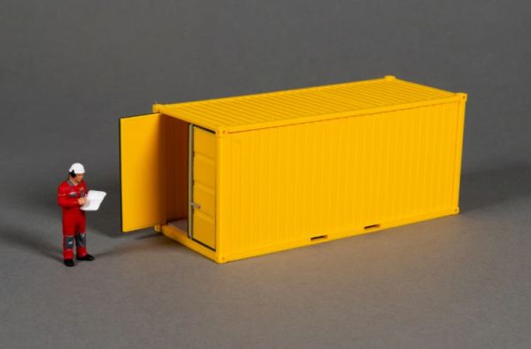 MSM5705/01 - Contenedor de materiales de 20 pies – Amarillo – L.121,2 x An.48,8 x Al.51,8 mm - 1