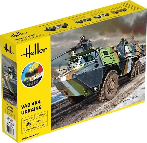 HEL57130 - Kit de inicio con pintura y accesorios - Vehículo 4x4 VAB - Ucrania - 1