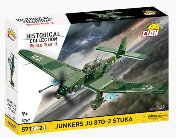COB5767 - Avión militar JUNKERS JU 87G-2 Stuka - 571 piezas - 1