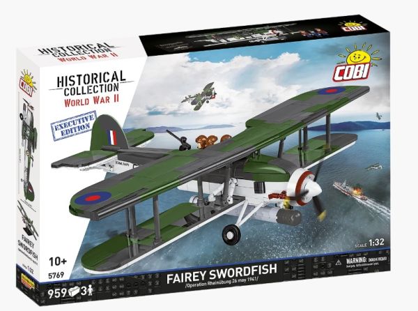 COB5769 - Avión militar FAIREY Swordfish - Edición exclusiva - 959 piezas - 1