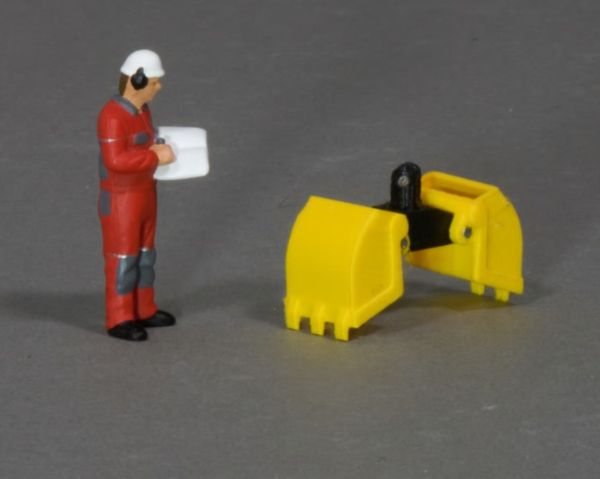 MSM5806/02 - Gancho de agarre – amarillo – L.33,6 x An.13 x Al.17,5 mm - 1