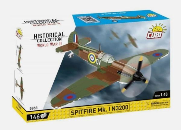 COB5868 - Spitfire Mk. Avión Militar I N3200 - 146 piezas - 1