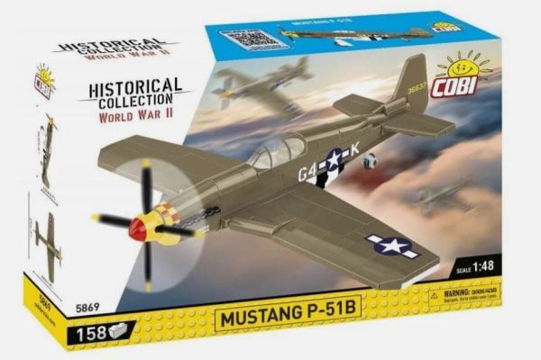 COB5869 - Avión Militar Mustang P-51B - 158 piezas - 1