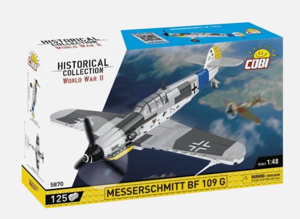 COB5870 - Avión Militar Messerschmitt BF 109G - 125 piezas - 1