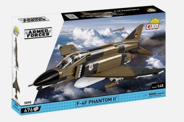 COB5898 - Avión Militar McDonnell Douglas F-4F Phantom II - 676 ​​piezas - 1