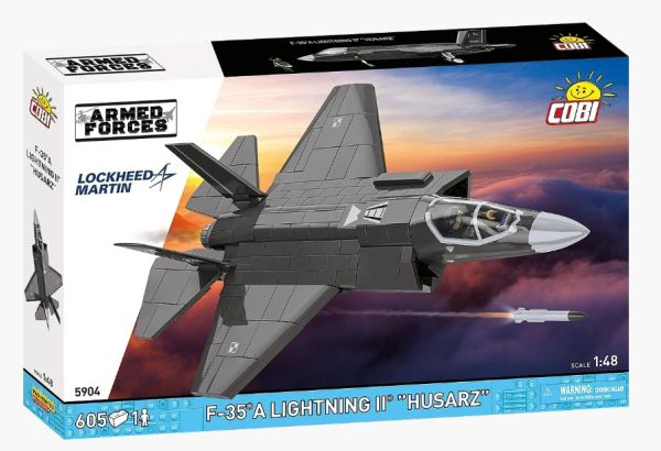 COB5904 - Caza LOCKHEED F-35A Lightning II - Husarz - 605 piezas - 1