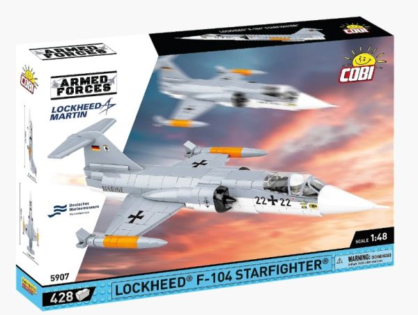 COB5907 - Caza LOCKHEED F-104 Starfighter - 428 piezas - 1