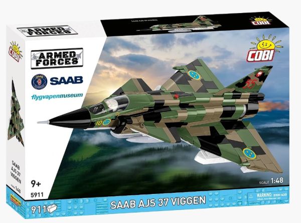 COB5911 - Caza SAAB AJS 37 Viggen - 911 piezas - 1