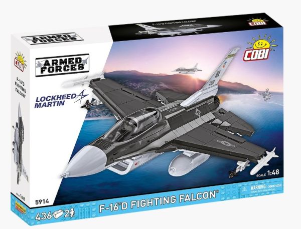COB5914 - Caza LOCKHEED F-16D Fighting Falcon - 436 piezas - 1