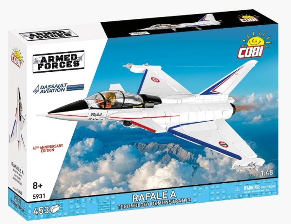 COB5931 - Avión de combate DASSAULT Rafale A - Demostrador tecnológico - 453 piezas - 1