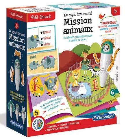 CLE52451 - Petit Savant – Misión animal con bolígrafo interactivo - 1