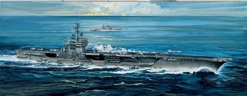 ITA5521 - Barco USS America CV-6614 para pintar - 1