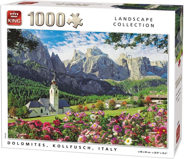 KING55940 - Puzzle 1000 Piezas dolomitas kollfuchs en Italia - 1