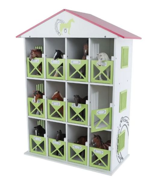 KID610308 - Establo con 12 boxes - 19 x 41 x 53 cm - sin animales - 1