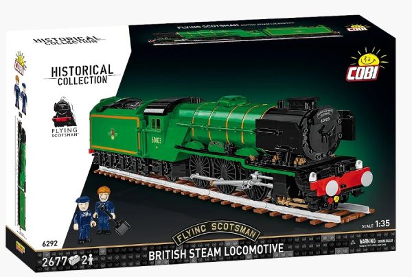 COB6292 - Locomotora de vapor británica - Flying Scotsman - 2677 piezas - 1