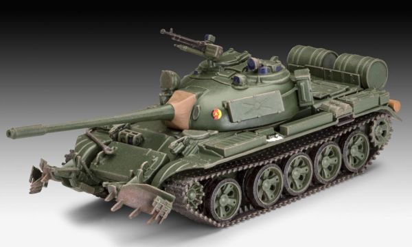 REV63328 - MODEL SET - Tanque T-55A/AM con KMT- 6/EMT-5 Minador para montar con pintura - 1