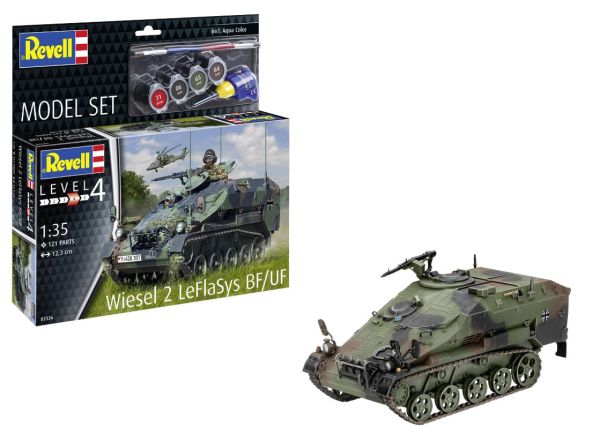 REV63336 - KIT DE MAQUETA - WIESEL 2 LeFlaSys BF/UF con pintura para ensamblar - 1