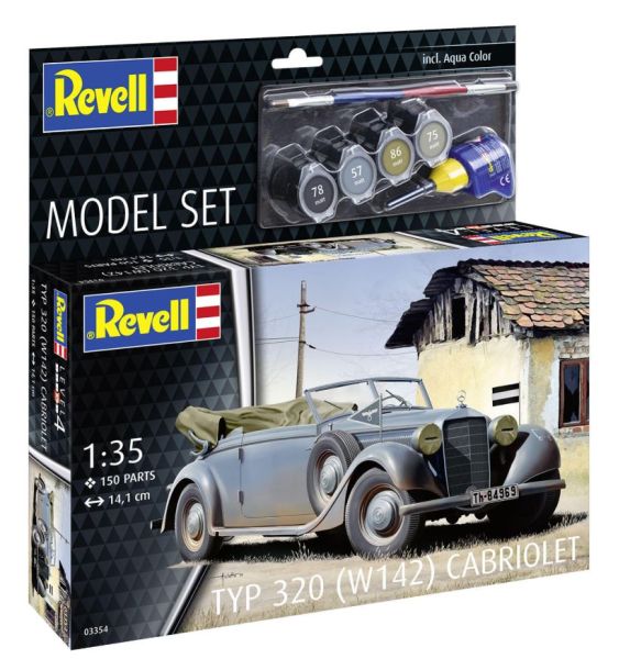 REV63354 - MODEL SET - Cabriolet Tipo 320 para montar con pintura - 1