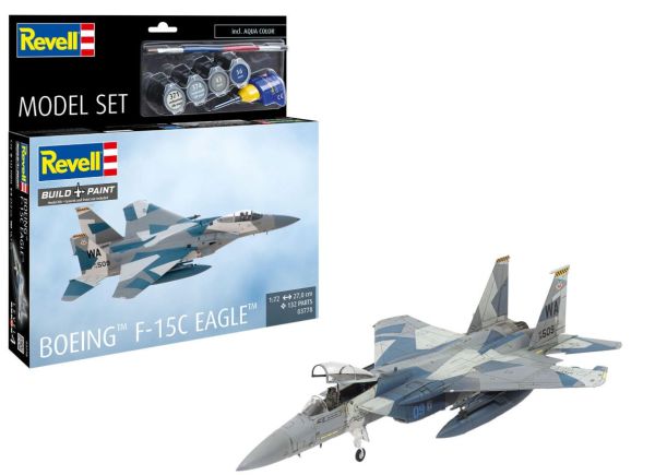 REV63778 - SET DE MODELOS - BOEING F-15C Eagle Kit de montaje con pintura - 1