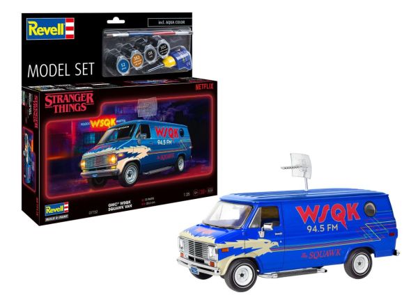 REV67732 - Kit de maquetas - Furgoneta GMC WSQK Squawk - Stranger Things - Kit de montaje y pintura - 1