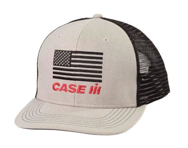 694712 - Gorra beige CASE IH con malla trasera negra - 1