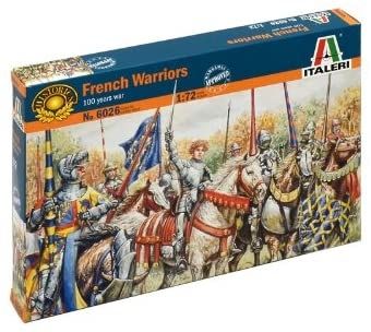 ITA6026 - Guerreros franceses de la guerra de los 100 años para pintar - 1