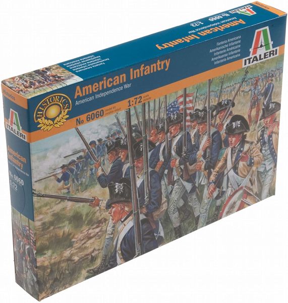 ITA6060 - infantería americana de 1775 para pintar - 1
