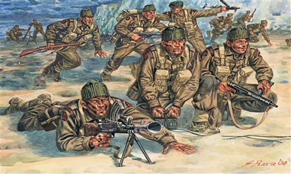 ITA6064 - Comandos británicos para pintar. - 1