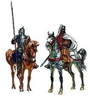 ITA6126 - Guerreros árabes de 1187 para pintar - 1