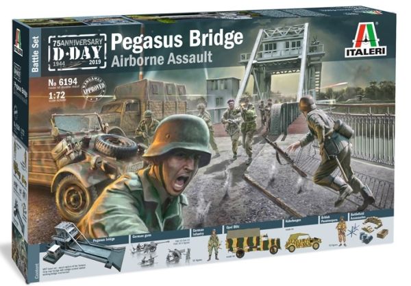 ITA6194 - Pegasus Bridge D.DAY 75th Battle Set Construir y pintar - 1